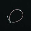 OLIO E ACETO Tanabata Special Collection Rhodonite Pearl Beaded Bracelet OLIO-OA13A19-YFC Silver/Pink Orange